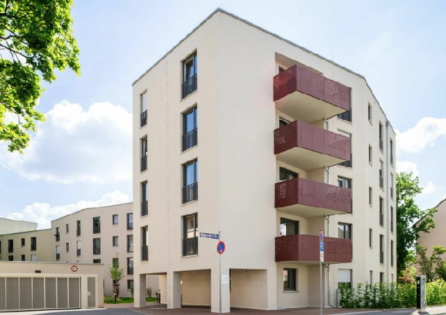 Wir lieferten die Fenster , französischen Balkone,Rollos, Haustüren, Krügel Park Stein bei Nürnberg geförderter Wohnungsbau | Schuller GmbH, Neumarkt